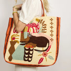 The Congo Carpet Tote Tiger Tree