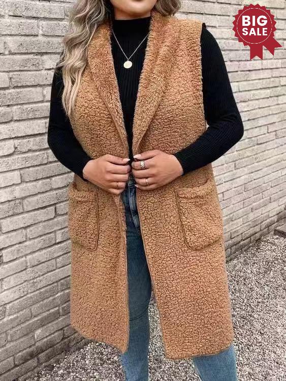Teddy Bear Longline Vest