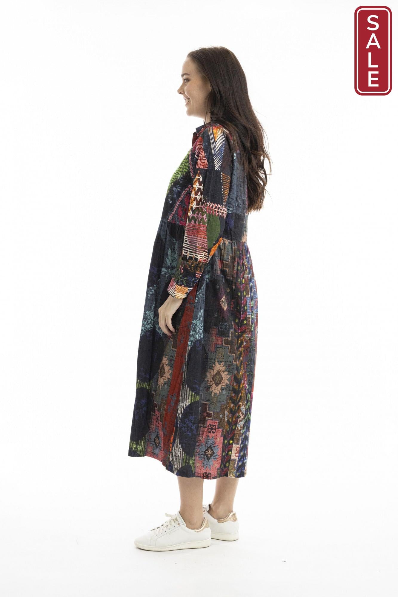 Digital Collar Dress Mosaic