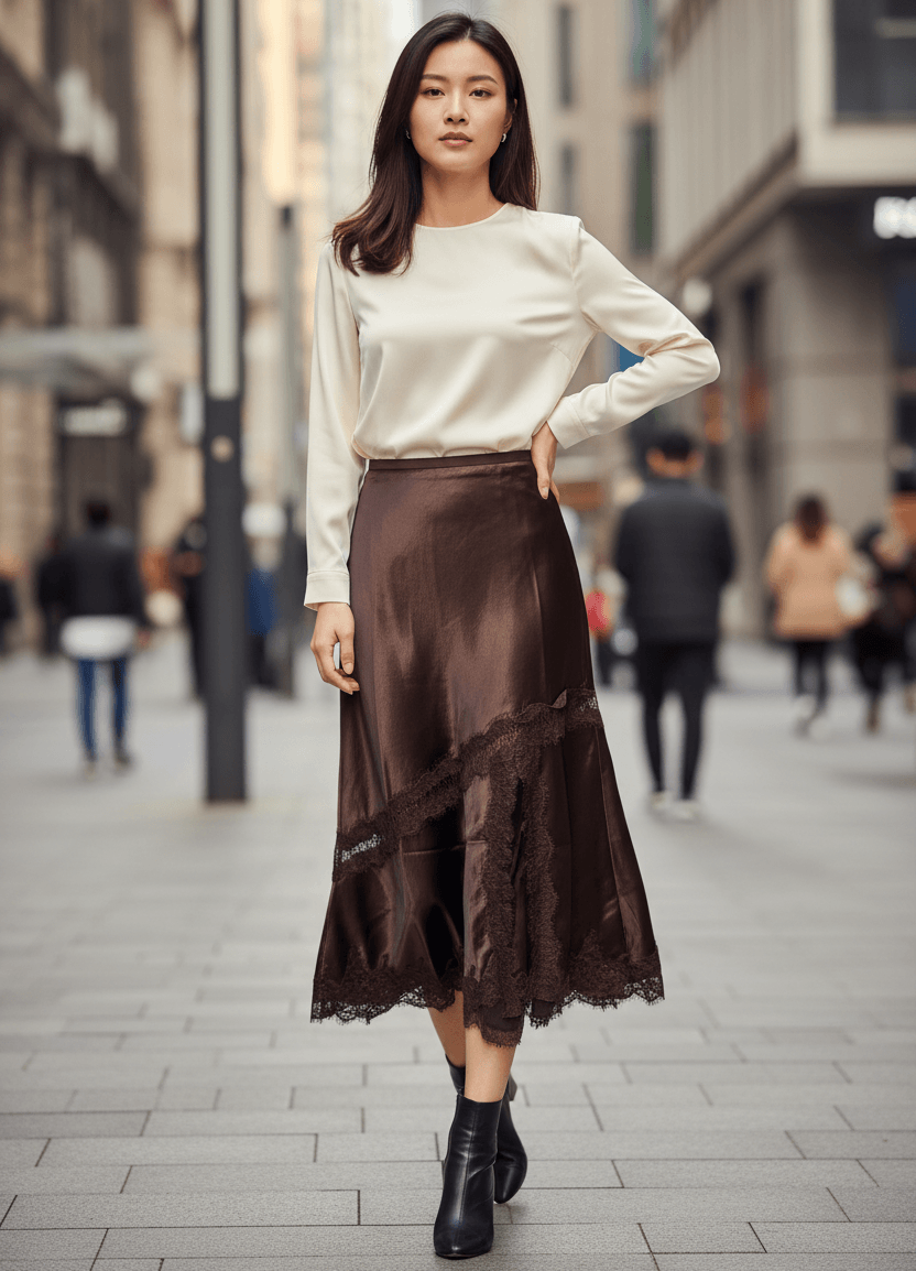 Suki Satin Skirt So in style