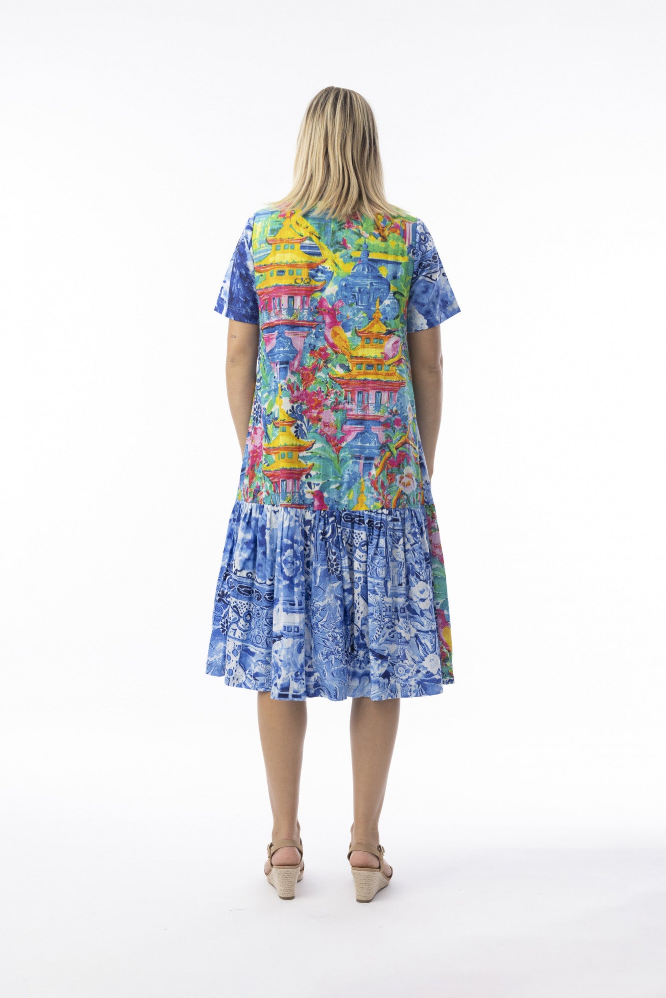 Okayama  Patch Collar Dress