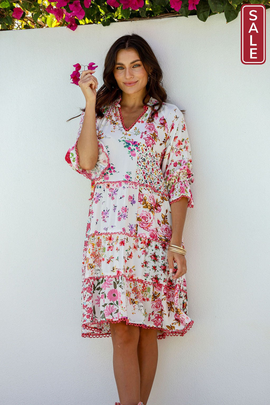 JG Lace Trim Dress