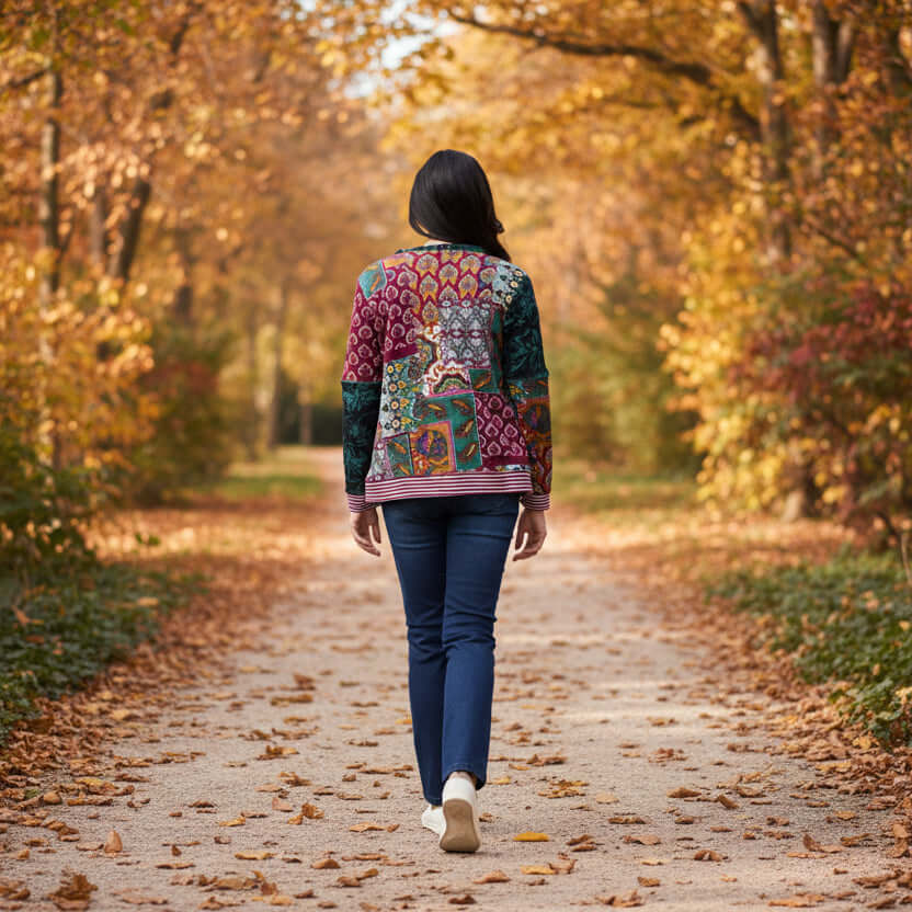 Prato Patch  Cardigan Orientique