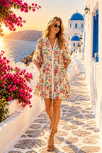 Mykonos  Knee Length Dress