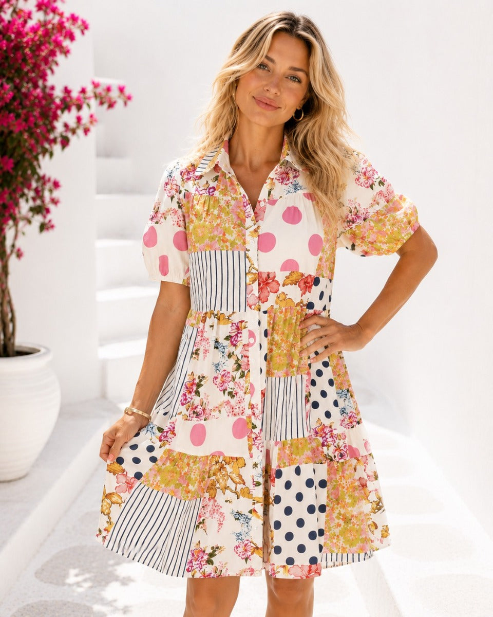 Eden Restored "Ellie" Shirt Dress