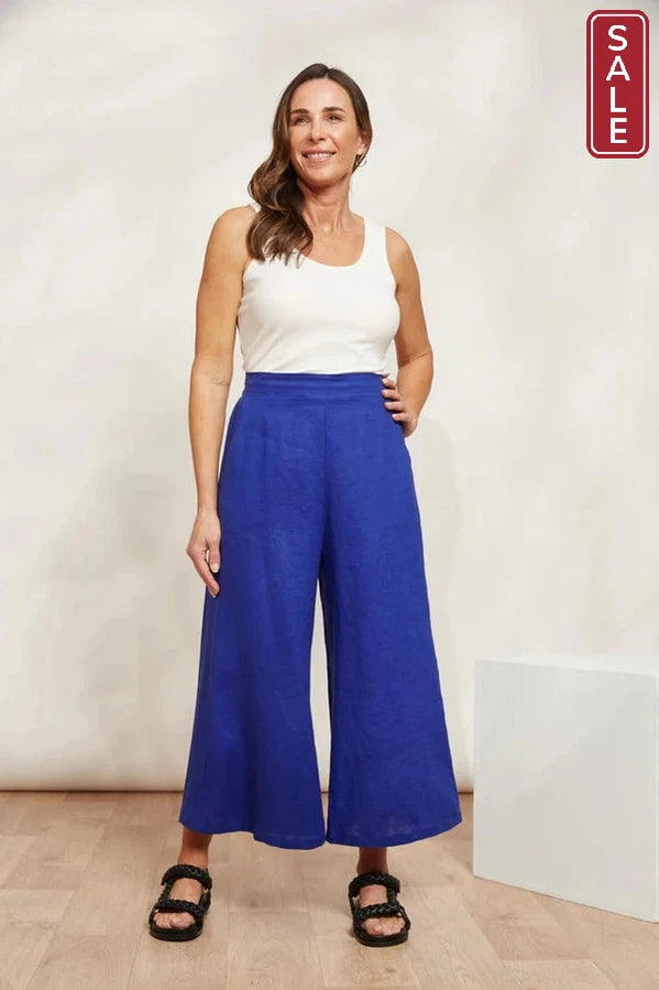 Halcyon Crop Pant Cobalt
