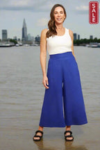 Halcyon Crop Pant Cobalt