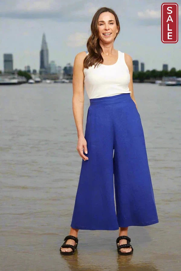 Halcyon Crop Pant Cobalt