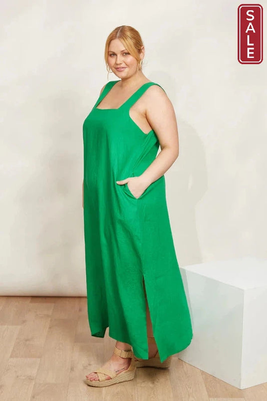 Halcyon Tank Dress Emerald