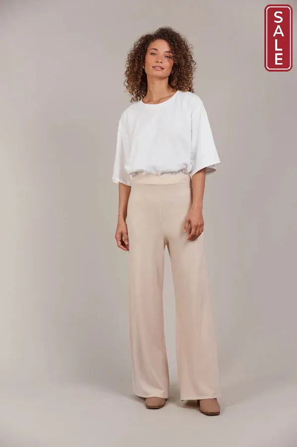 Palmer Knit Pant Ecru