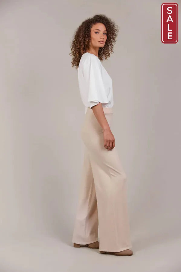 Palmer Knit Pant Ecru