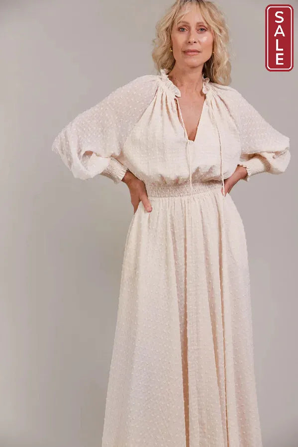 Ayana Maxi Dress -Ecru