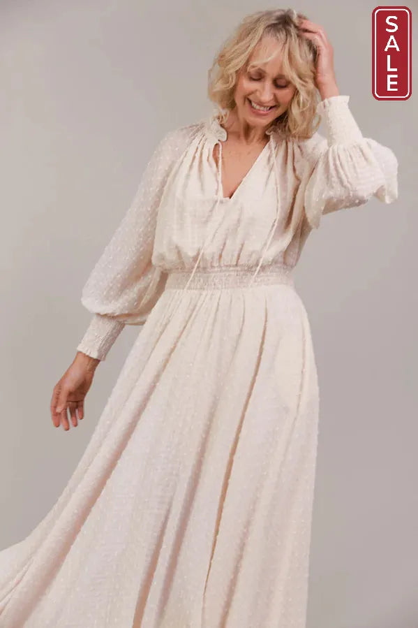 Ayana Maxi Dress -Ecru