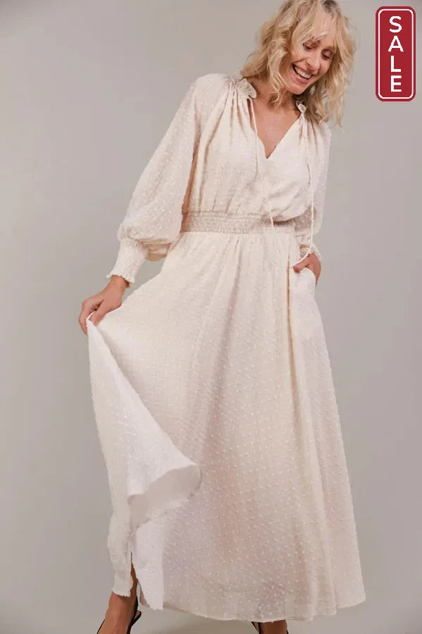 Ayana Maxi Dress -Ecru