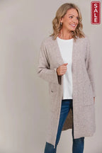 Merano Oversize Cardigan Flax