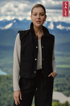 Argo Crop Vest  Black