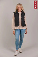 Argo Crop Vest  Black