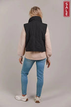 Argo Crop Vest  Black