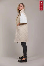 Argo Longline Vest Ecru