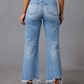 Distressed Flared Jeans