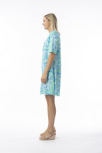 Montevideo Aqua Dress Contemporary