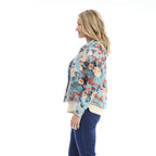 Gordes Fringe Jacket Blue