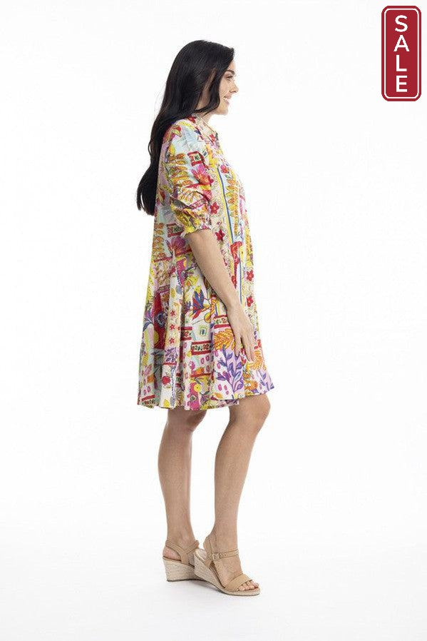 Maitra Buttonthrough dress