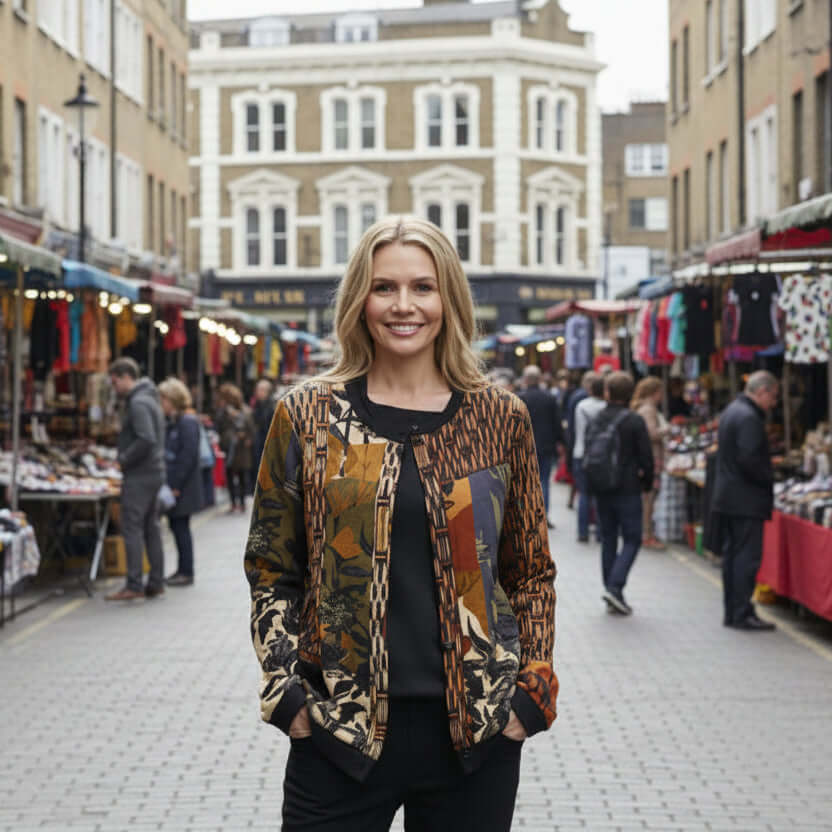 Orientique Dagomba Patchwork Cardigan Orientique