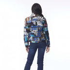 Biker Jacket Porto Blue Orientique
