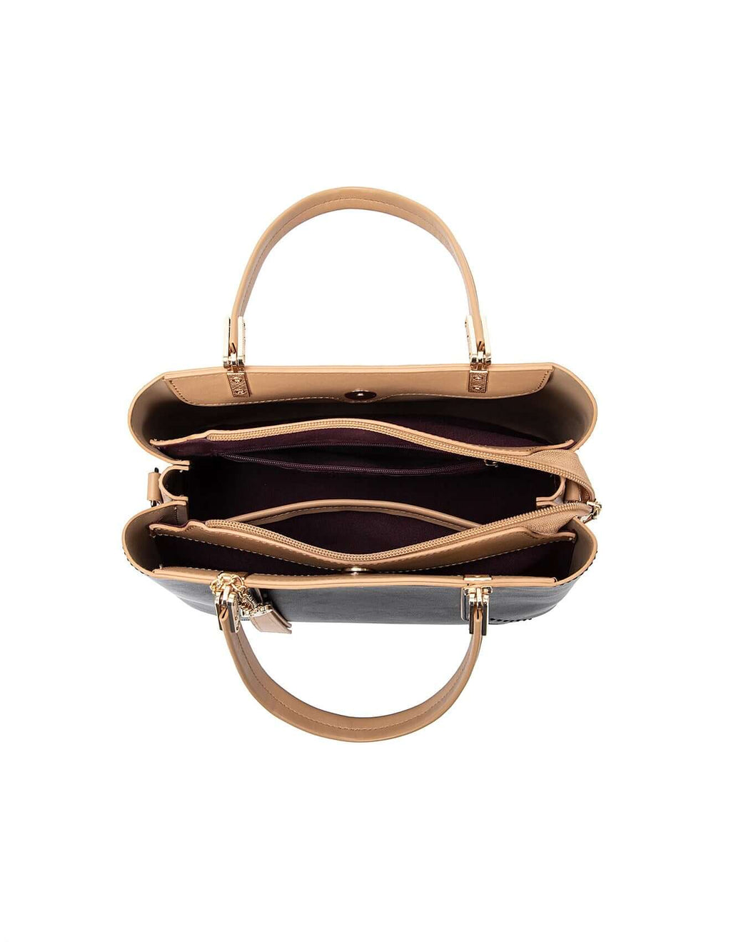 Ellen Vegan Compartment Bag SERENADE LEATHER