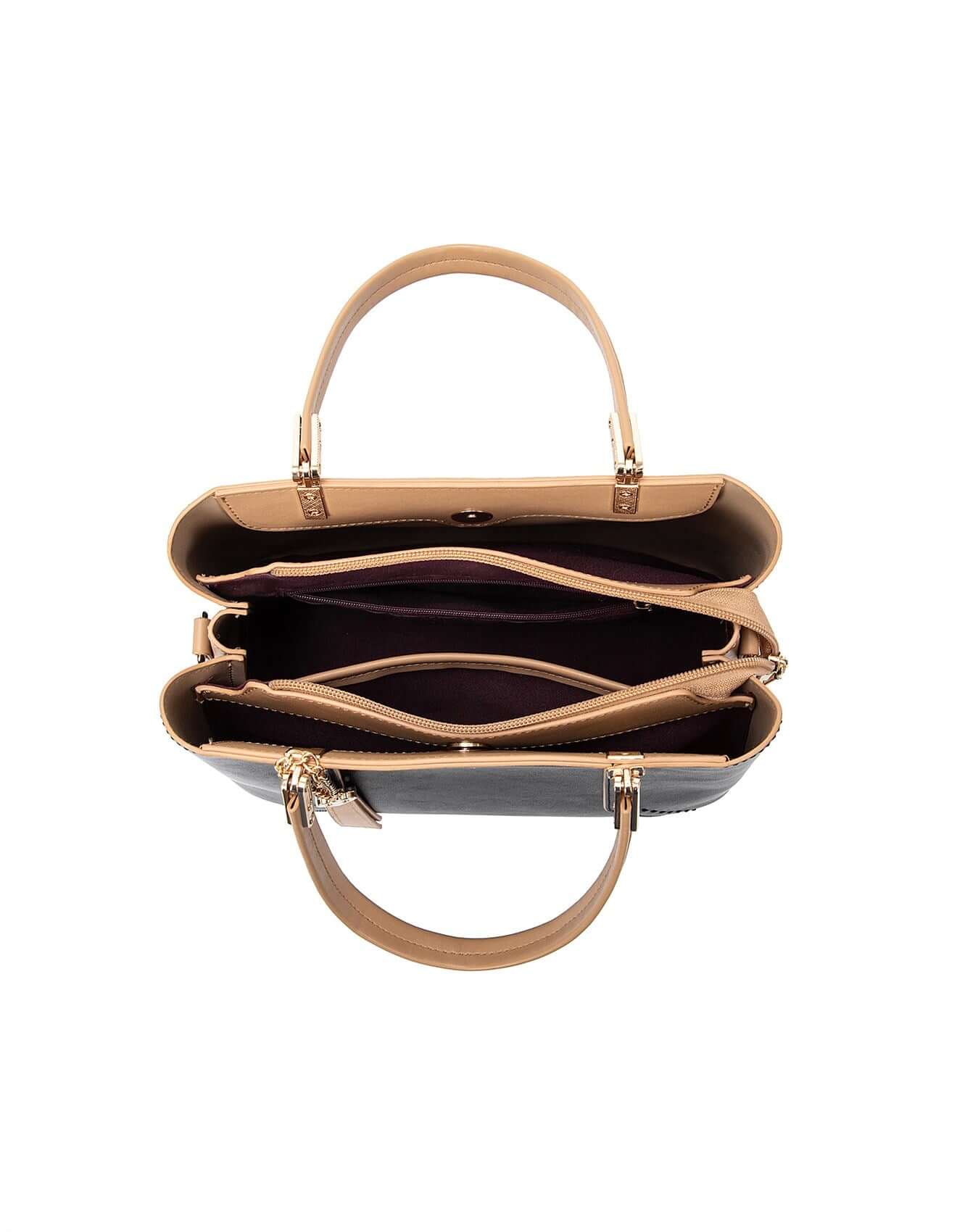 Ellen Vegan Compartment Bag SERENADE LEATHER