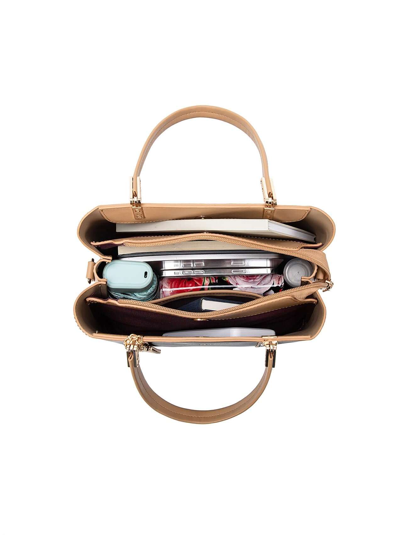 Ellen Vegan Compartment Bag SERENADE LEATHER