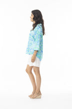 Montevideo Aqua Shirt
