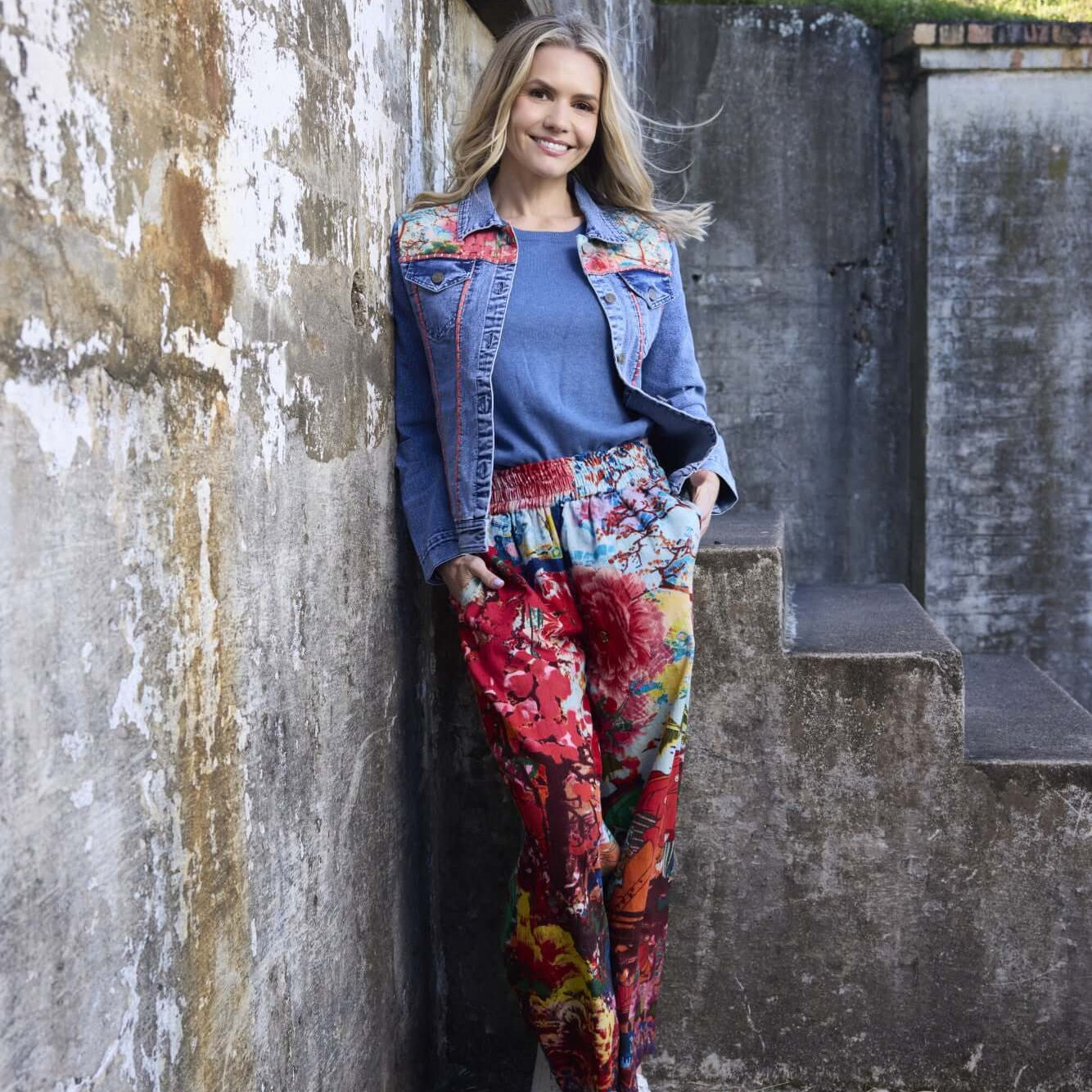 Nippori Jacket Denim Orientique