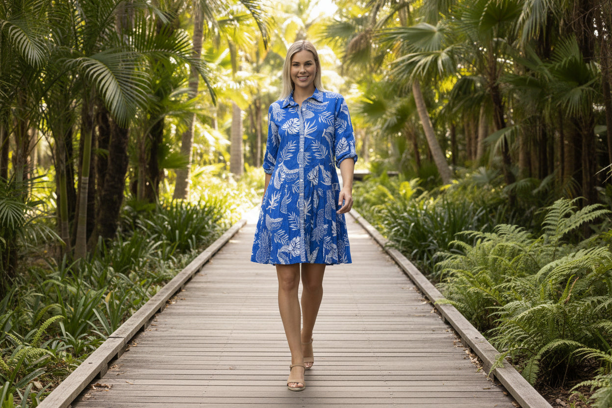 Comodoro Blue Dress Collar