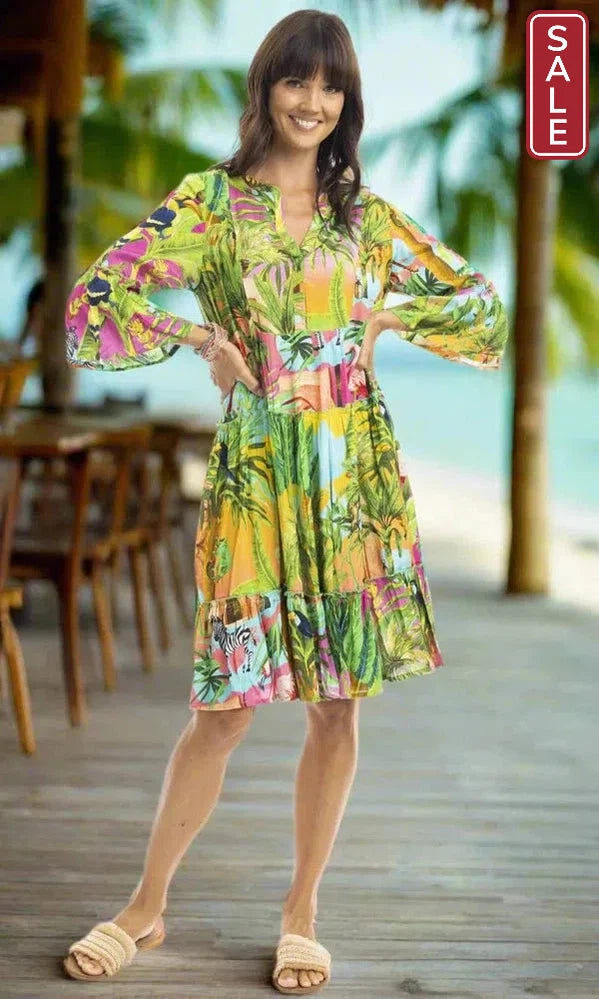 Lani Dress 3/4 sleeve