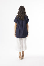 Linen Essentials Vneck top