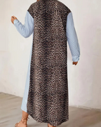 Striped & Leopard Dress Shirt