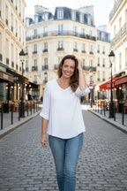 Brishti linen/rayon top