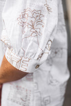 Gold Embroidered Top
