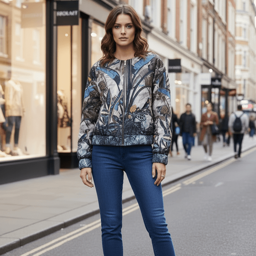 Almasa Bomber Jacket escape by orientique