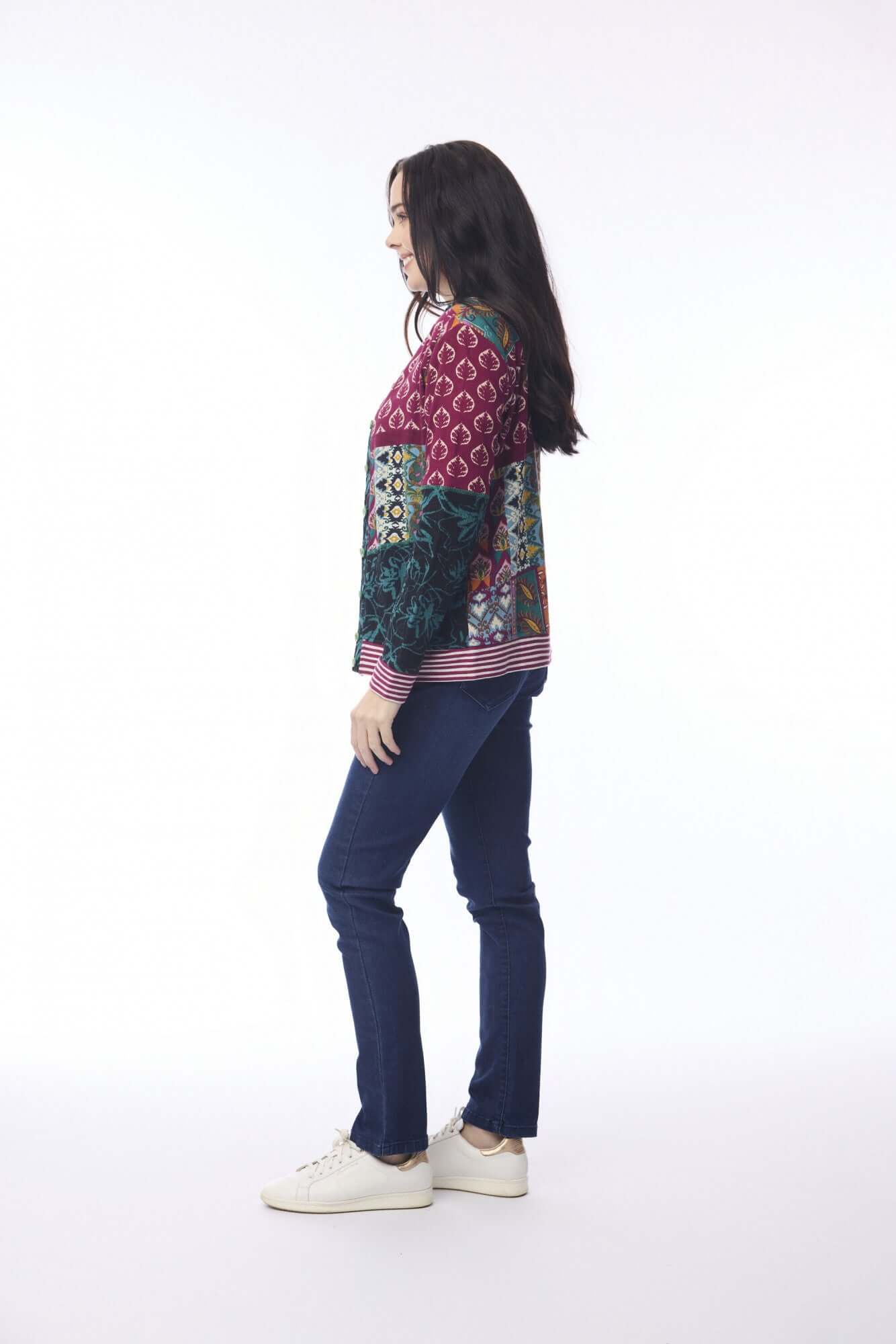 Prato Patch  Cardigan Orientique