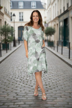 WT Glitter print Dress