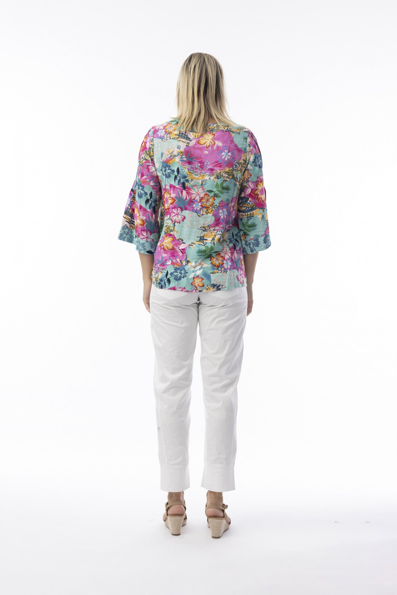 Selaron Flared Sleeve Top