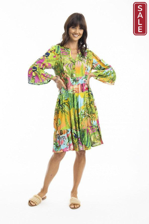 Lani Dress 3/4 sleeve