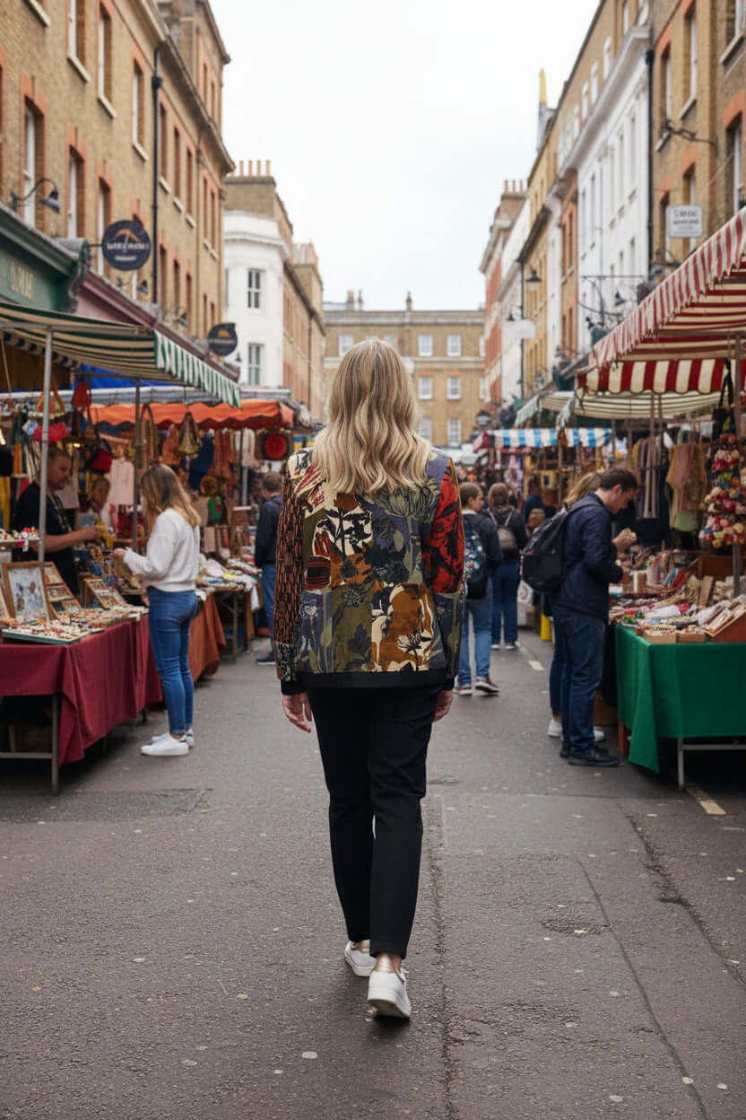 Orientique Dagomba Patchwork Cardigan Orientique