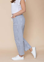 Ayana Striped Capri Pnts Jolie Saule