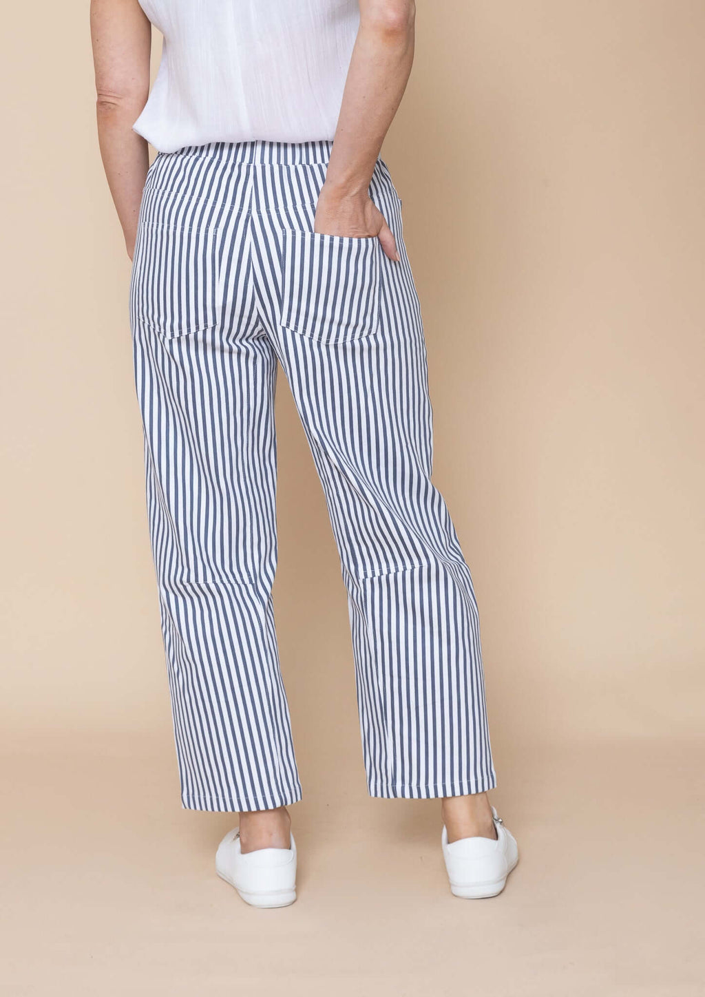 Ayana Striped Capri Pnts Jolie Saule
