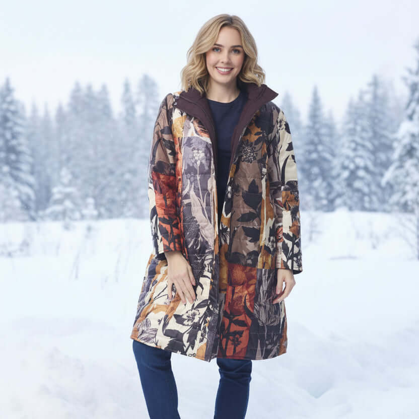 Dagoma Reversible Puffer Coat Orientique