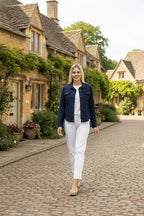 Linen Essentials Jacket navy